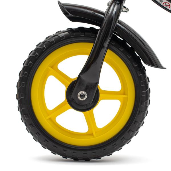 Dětský balanční bicykl s brzdou Baby Mix Traveller černý (obrázek 5)