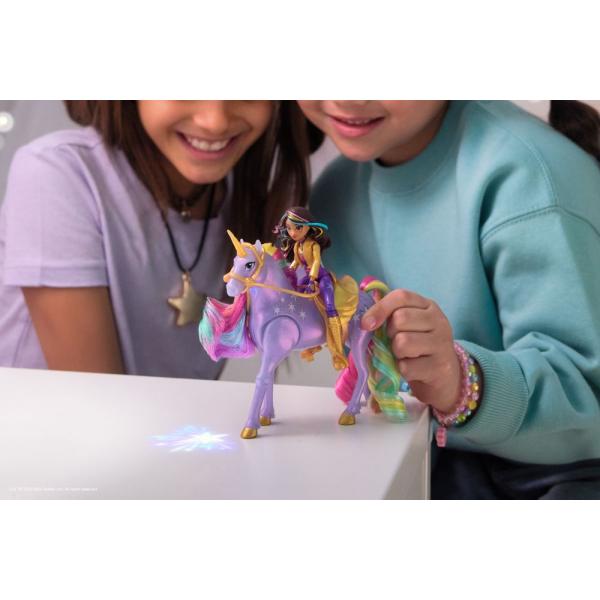 Unicorn Academy Světelný jednorožec a figurka 11 cm Sophia & Wildstar (obrázek 7)