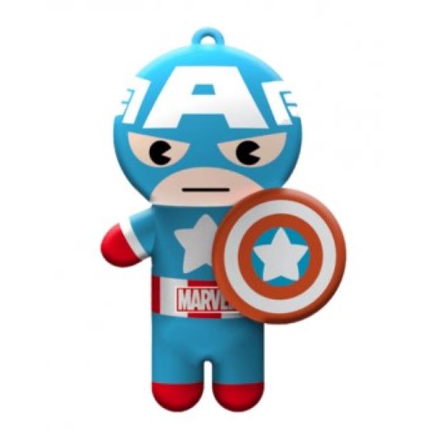 Lip Smacker balzam na pery/kľúčenka 4g Kapitán Amerika s príchuťou čučoriedky