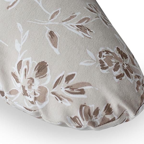 CEBA BABY Polštář na kojení HUGGY (150x60x37) Basic Jersey Flower Field