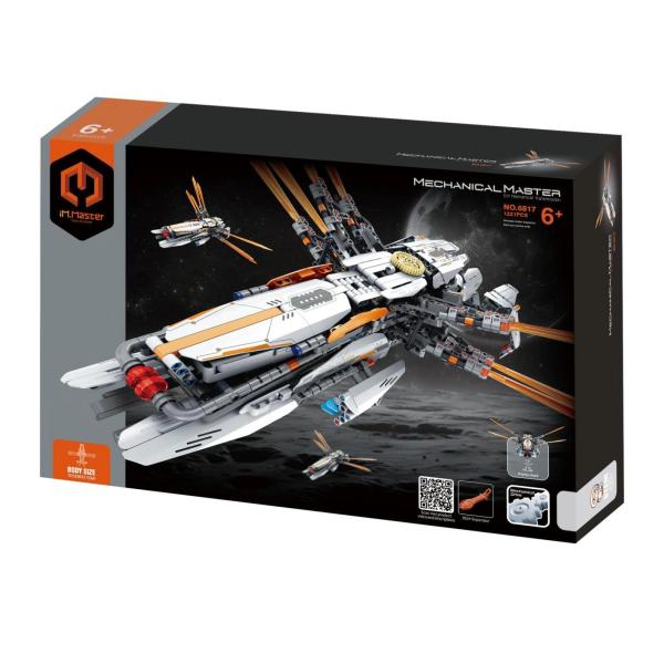 iM.MASTER Stavebnica vesmírna loď s mechanickým pohonom plast 1229 dielikov