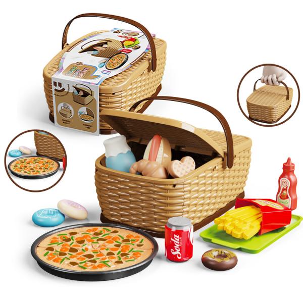 Dětský piknikový košík - Pizza set