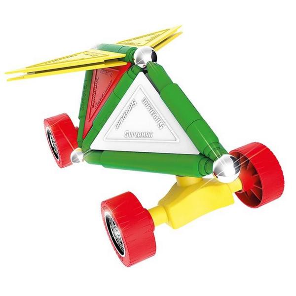 SUPERMAG magnetická stavebnice tags wheels 50ks (obrázek 3)