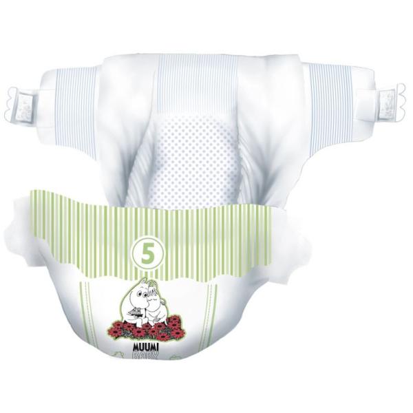 Pleny jednorázové 5 Maxi + 10-16kg 44ks Baby Muumi