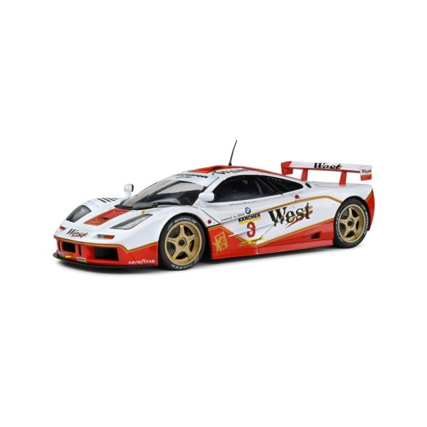1:18 MCLAREN F1 GTR SHORT TAIL BÍLÁ #8 CENA/BASCHER BPR GT 1995