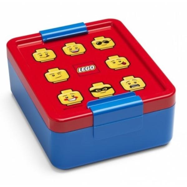 LEGO® ICONIC Classic box na desiatu - červená / modrá