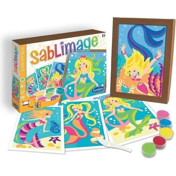 SENTOSPHERE Sablimage Concept Box Pískové obrázky Mořské panny