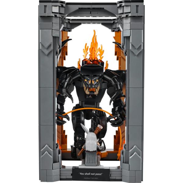 LEGO® Icons 10367 Knižní zarážka: Pán prstenů – Balrog™