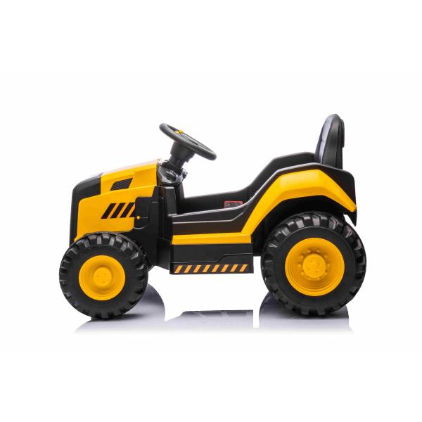 Licencovaný elektrický Bagr Caterpillar, Jednomístný, žlutý, USB vstupem na MP3 Přehrávač (obrázek 3)