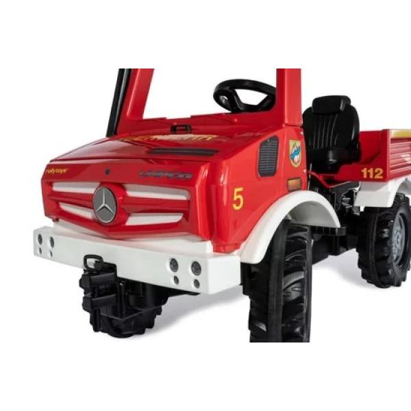 Rollytoys Šlapací traktor Unimog hasiči s pumpou