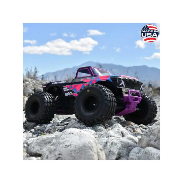Pro-Line kolo 1:10 s pneu Dirt Hawg 2.0 2.6", disk černý Stock (2): Arrma Quake, Gorgon (obrázek 8)
