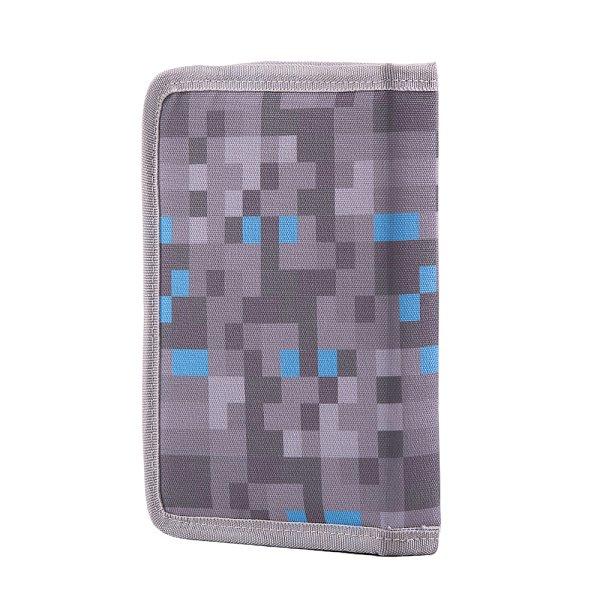 PIXIE CREW školní pouzdro šedě-modré