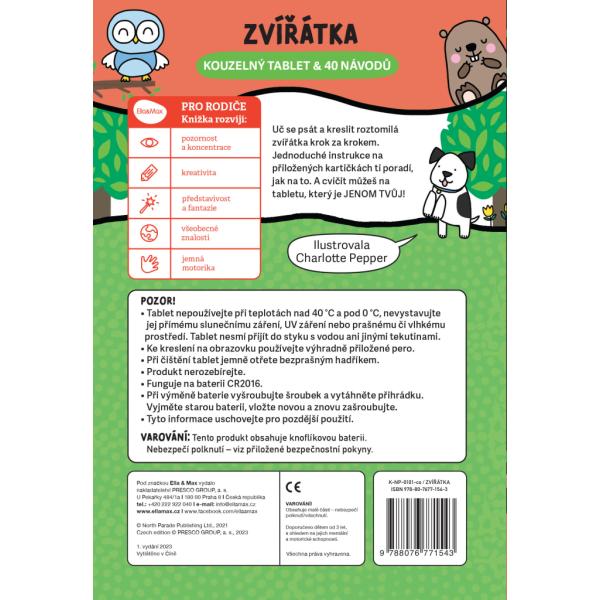 Kouzelný tablet & 40 návodů – Zvířátka (obrázek 9)