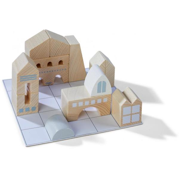 Haba Hra na priestorové usporiadanie Staviteľ s predlohami