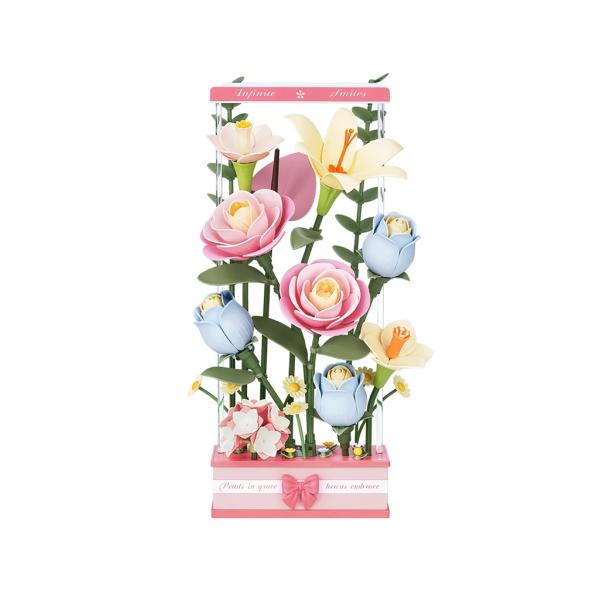 RoboTime 3D skládačka Květinový box