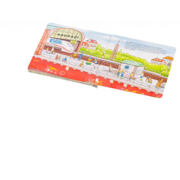 Doprava nad a pod zemí – Velkoformátová rozkládací kniha