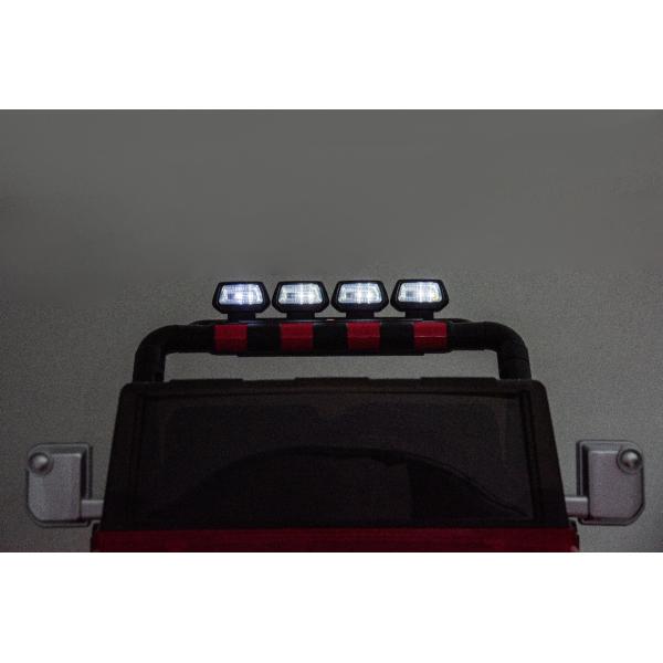 Elektrické autíčko Toyota FJ Cruiser XXL s pohonem 4×4, licencované (Dvou místné), bílé,