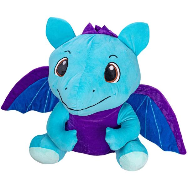 Plush Friends drak modrý plyšový 60cm sedící 0m+