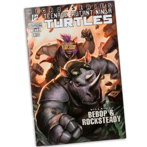 McFarlane figurka s komiksem Teenage Mutant Ninja Turtles Bebop 5in Action (obrázek 5)