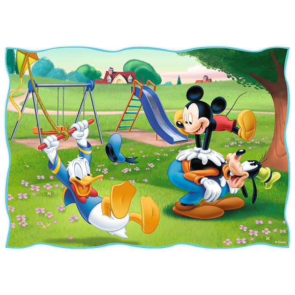 Trefl Puzzle 4v1 - Mickeyho pěkný den / Disney Standard Characters (obrázek 4)