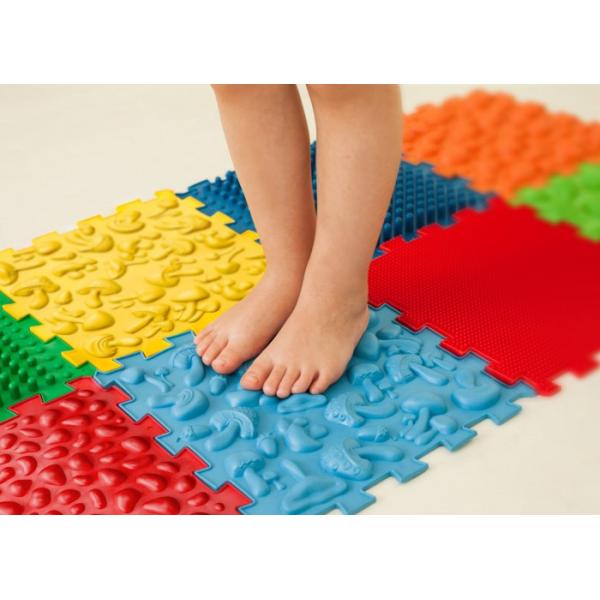 Ortek Masážní ortopedická podložka Puzzle „Mix“ 8 prvků