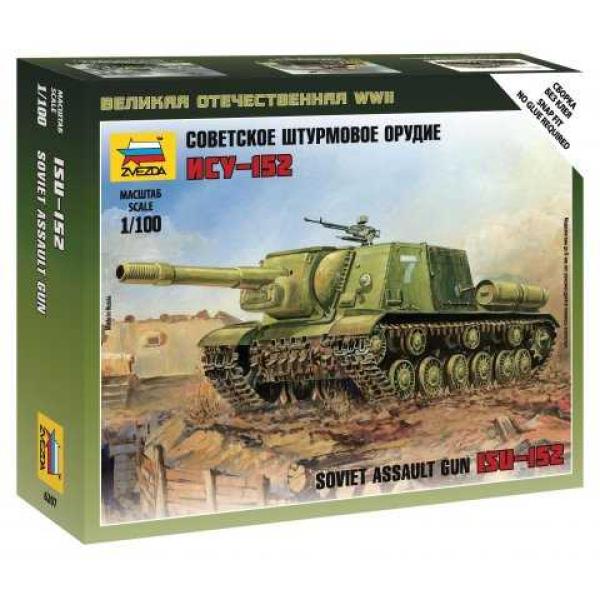Wargames (WWII) military 6207 - Siviet assault gun ISU-152 (1: 100)