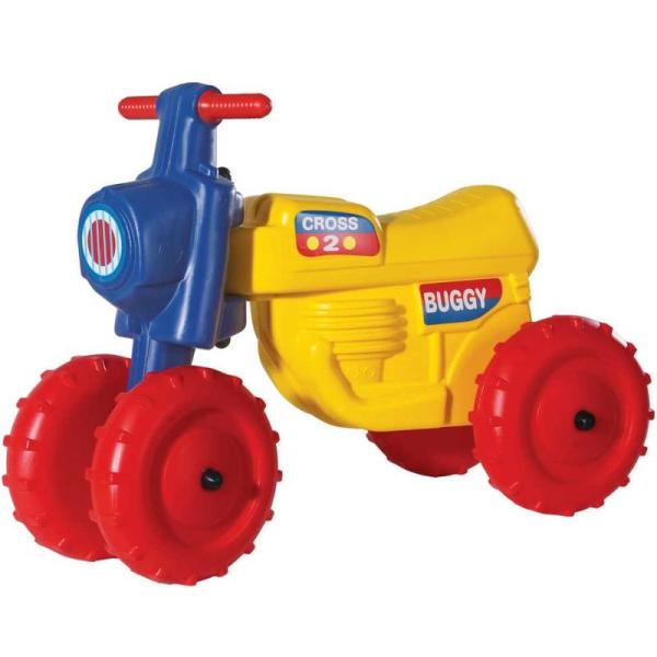 Odrážadlo CROSS 2 žlté plast