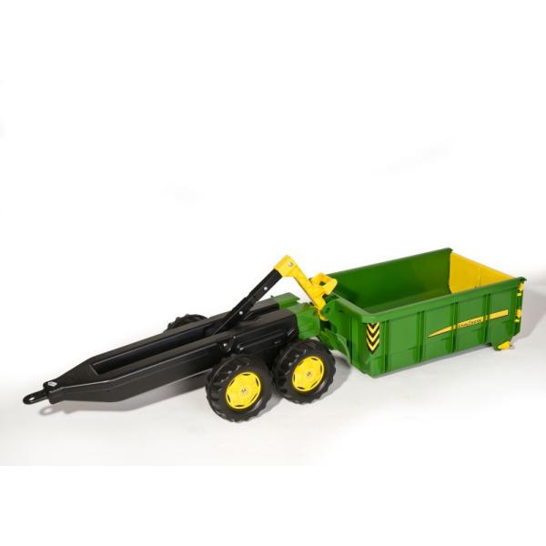 Rollytoys Vlečka za traktor John Deere vyklápěcí zelená (obrázek 4)