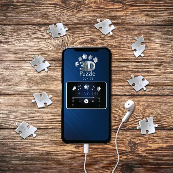 Ravensburger Iconics: Buckinghamský palác (Noční edice)