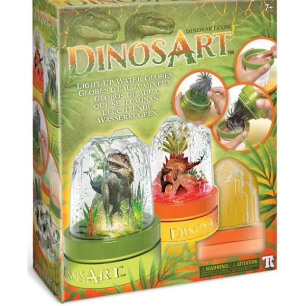 DinosArt nasvícené sněhové koule s dinosaurem