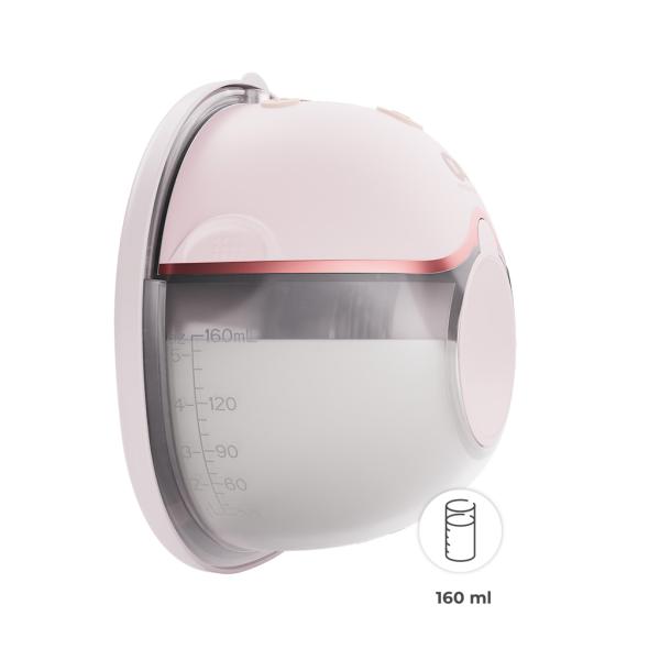 KINDERKRAFT Odsávačka mateřského mléka Single Hands-free Mamaflow Pink (obrázek 8)