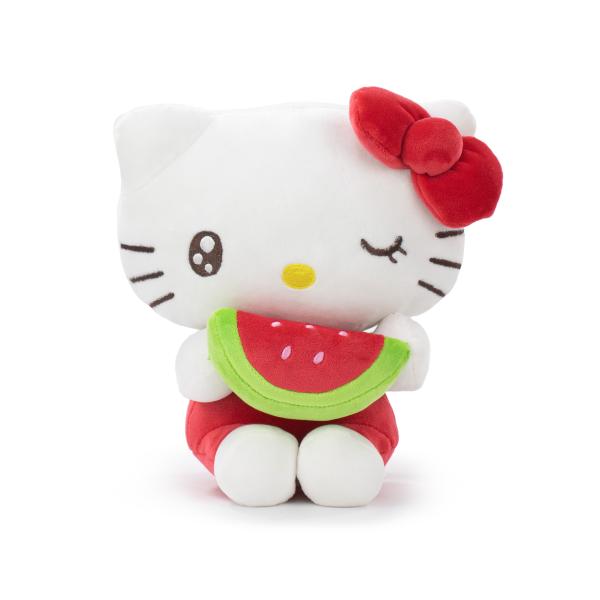 HELLO KITTY MACEDONIA Červená plyšová hračka 22cm