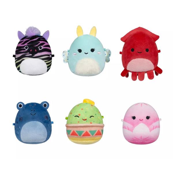 Squishmallows Micromallows Balení 6 ks ( Gideon, Elin, Altman, Agnolo, Safiy, Connie)