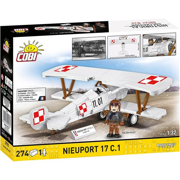 Cobi 2998 Velká válka - Nieuport 17 C.1 110 H.P. (PL), 1:32, 273k (obrázek 10)