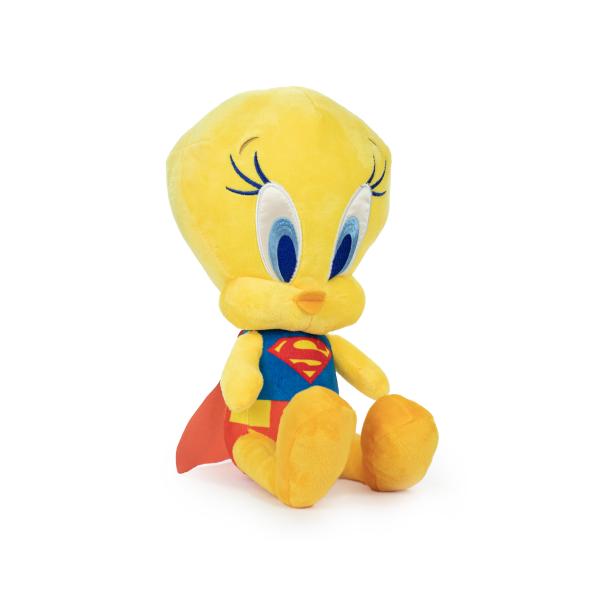 LOONEY TUNES Tweety plyšová hračka Superman 25cm