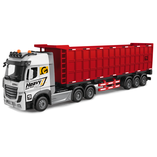 1:24 Kovový Kamion s návěsem pro sypké materiály