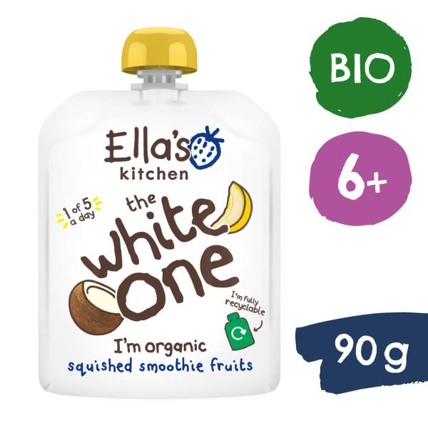 Ella’s BIO White One Ovocné pyré s melónom (4 × 90 g)