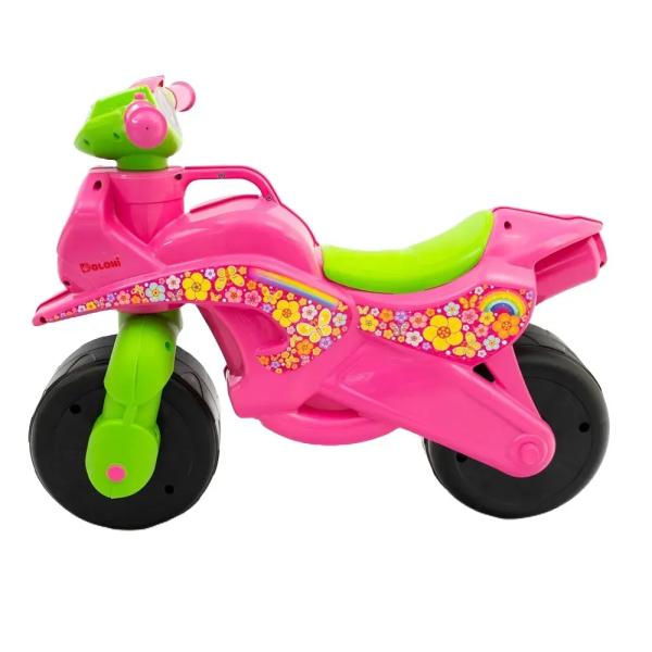 DOLONI Odrážecí motorka - růžová (obrázek 4)