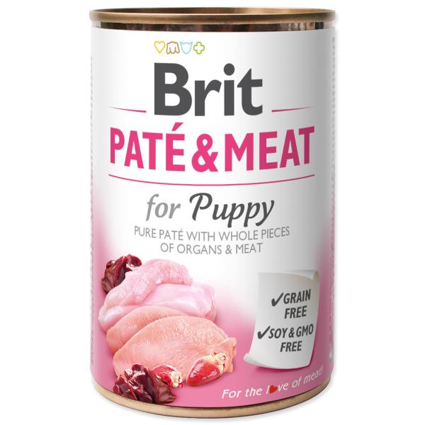 Konzerva Brit Paté & Meat Puppy kuře 400g