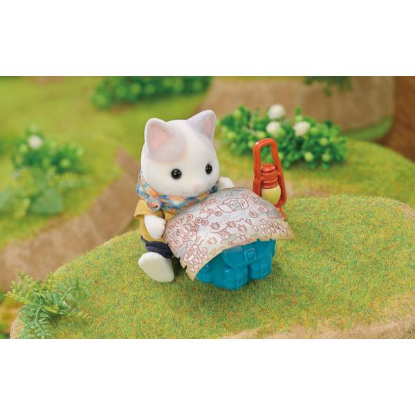 Sylvanian Families Průzkumná sada - Latte Cat Brat a miminko (obrázek 5)