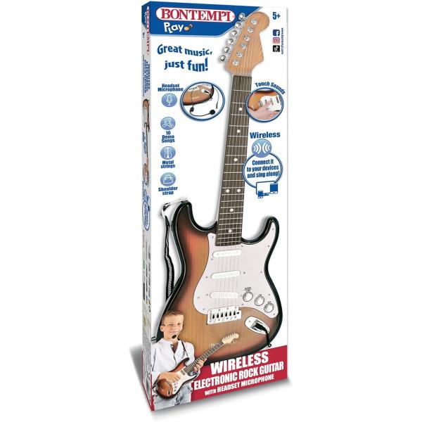 Bontempi Rock On – Elektronická kytara s mikrofonem a popruhem, 67 cm (obrázek 4)
