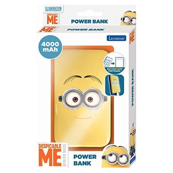 Lexibook Power banka 4 000 mAh s přísavkami Minions (obrázek 4)