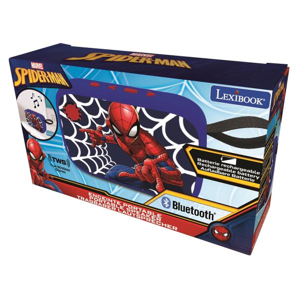 Lexibook Přenosný mini reproduktor Spider-Man (obrázek 5)