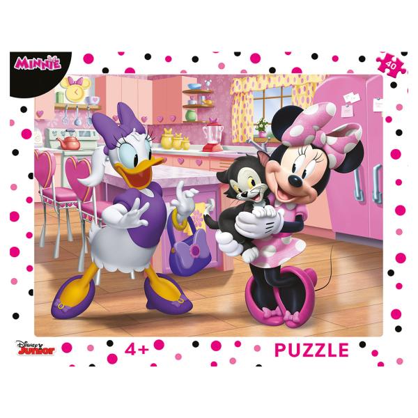 Dino RŮŽOVÁ MINNIE 40 deskové Puzzle