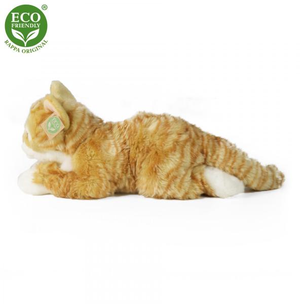 Plyšová mourovatá kočka hnědá 42 cm ECO-FRIENDLY (obrázek 3)