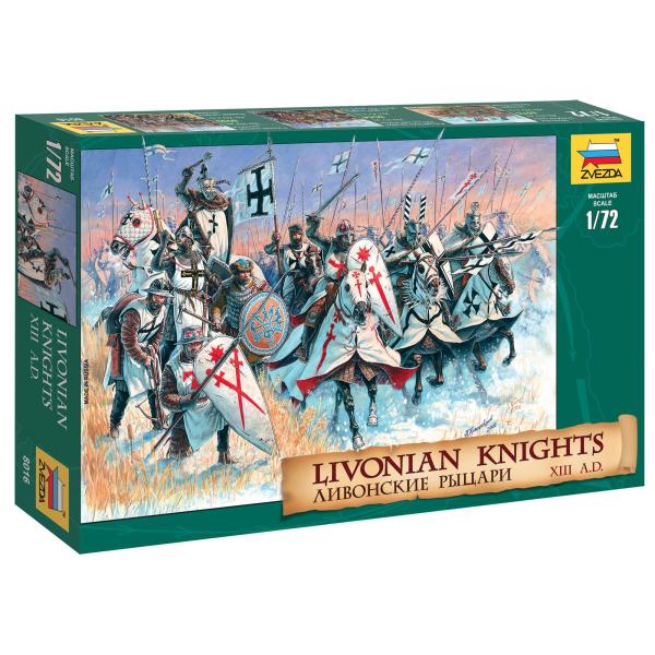 Wargames (AOB) figurky 8016 - Livonian Knights XIII-XIV AD (1:72)