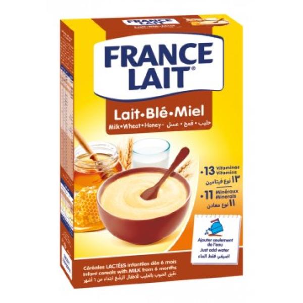 France Lait Porridge di latte di frumento con miele 250g