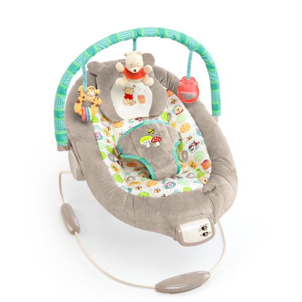 BRIGHT STARTS Lehátko vibrující s melodií Winnie the Pooh Dots & Hunny 0 m+, do 9 kg (obrázek 10)