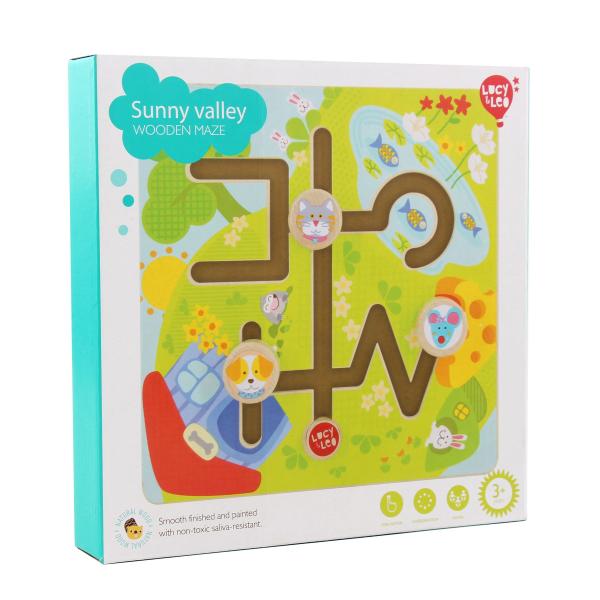 Lucy & Leo 194 Slunnečné údolí – dřevěný motorický labyrint