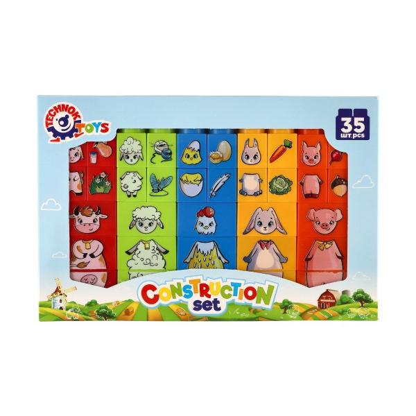 Stavebnice zvířátka v krabici